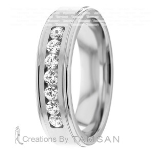 Diamond Wedding Band 6mm 0.35 Ctw.