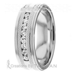 Diamond Wedding Band 7mm 0.24 Ctw.