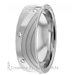 Diamond Wedding Band 7mm 0.12 Ctw.