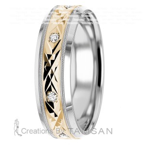 Diamond Wedding Band 6mm 0.09 Ctw.