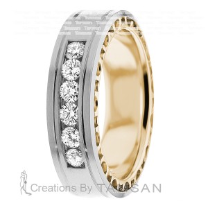 Diamond Wedding Band 6mm 0.3 Ctw.