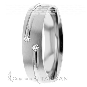 Diamond Wedding Band 6mm 0.12 Ctw.