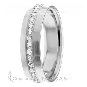 Diamond Wedding Band 6mm 0.32 Ctw.