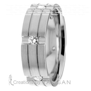 Diamond Wedding Band 7mm 0.24 Ctw.