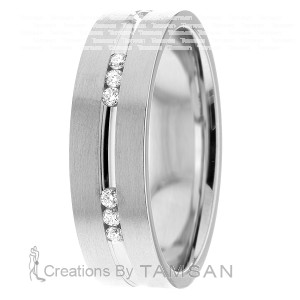 Diamond Wedding Band 6mm 0.36 Ctw.