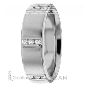 Diamond Wedding Band 7mm 0.36 Ctw.