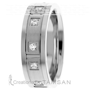 Diamond Wedding Band 7mm 0.36 Ctw.