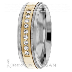 Diamond Wedding Band 7mm 0.18 Ctw.