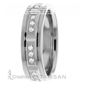 Diamond Wedding Band 7mm 0.48 Ctw.