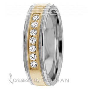 Diamond Wedding Band 6mm 0.21 Ctw.