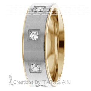 Diamond Wedding Band 7mm 0.48 Ctw.