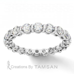Diamond Round Cut Eternity Ring 1.50Ctw