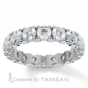 Diamond Round Cut Eternity Ring 3.50Ctw