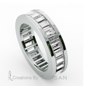 Diamond Baguette Eternity Ring 2.35Ctw