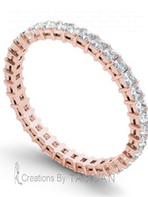 Diamond Princess Eternity Ring 1.05Ctw