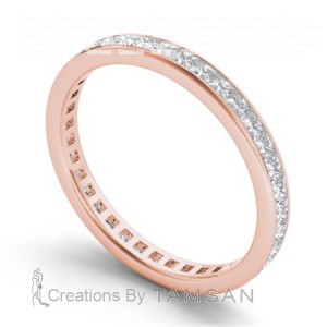 Diamond Princess Eternity Ring 1.10Ctw
