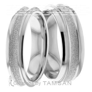 5.00mm Wide, His and Hers Wedding Bands