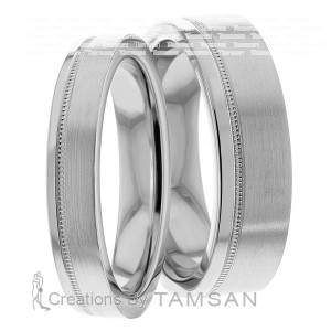 5.00mm Wide, Matching Wedding Rings