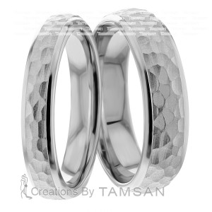 5.00mm Wide, His & Hers Wedding Band Sets