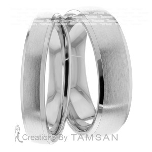 5.00mm Wide, Matching Wedding Ring Set