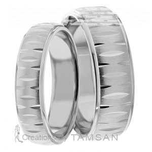 5.00mm Wide, Wedding Ring Set