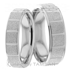 4.00mm Wide, Wedding Band Set