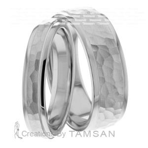 4.00mm Wide, His & Hers Wedding Band Sets