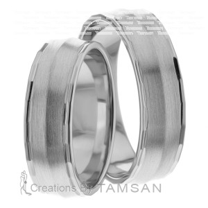 6.00mm Wide, Wedding Band Set