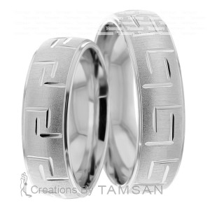 6.00mm Wide, Matching Wedding Ring Set