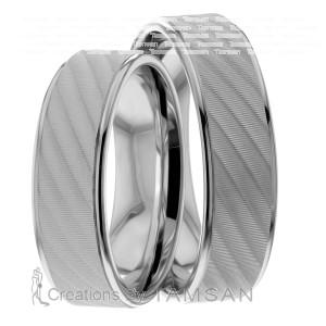 6.00mm Wide, Wedding Ring Set