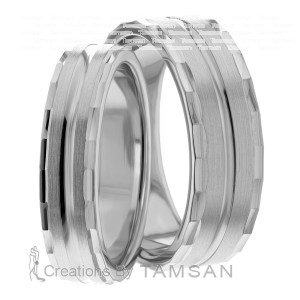 5.00mm Wide, Wedding Ring Set