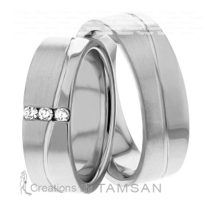 6mm Wide, Matching Wedding Ring Set