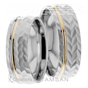 7mm Wide, Matching Wedding Ring Set