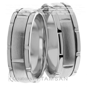 6mm Wide, Matching Wedding Ring Set