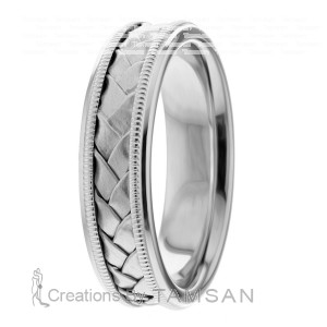 Braided Wedding Ring HM7015
