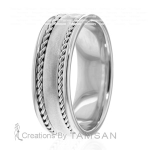 Handmade Wedding Band HM7021