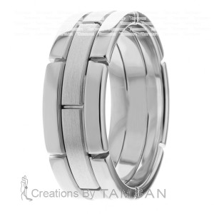 Satin & Shiny  Wedding Ring HM7061