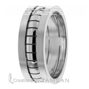 Handmade Wedding Ring HM7075