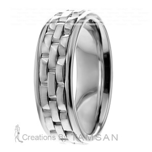 Watch Inspired Wedding Ring HM7084