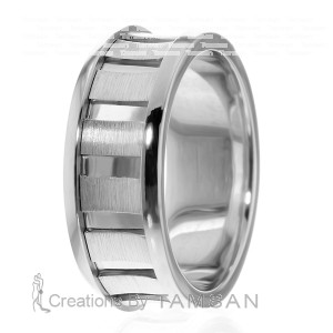 Concave Wedding Band HM7090