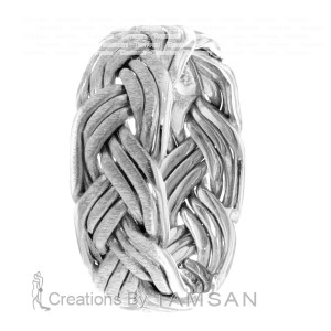 Triple Braid Wedding Ring HM7138