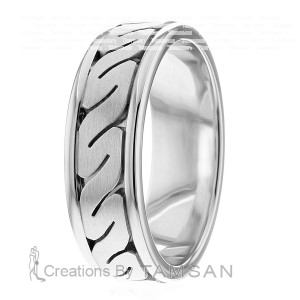 Hand Crafted Wedding Band HM7159