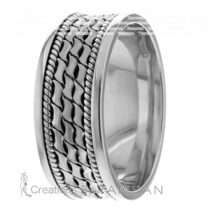 Hand Crafted Wedding Band HM7171