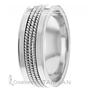 Triple Rope Wedding Band HM7196