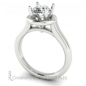 Solitaire Engagement Ring 1.1Ctw