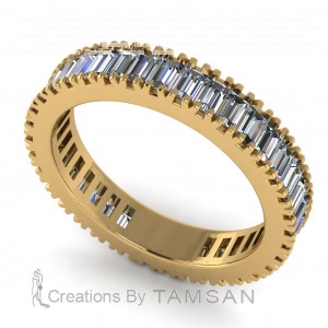 Diamond Baguette Eternity Ring 1.60Ctw