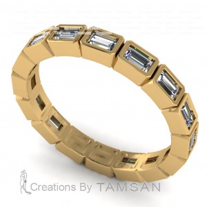 Diamond Baguette Eternity Ring 0.90Ctw