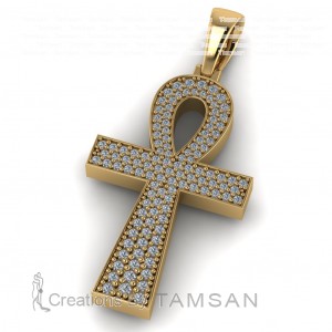 Diamond Cross Pendant 1.25Ctw