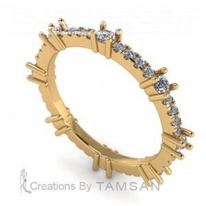 Diamond Round Cut Eternity Ring 0.50Ctw
