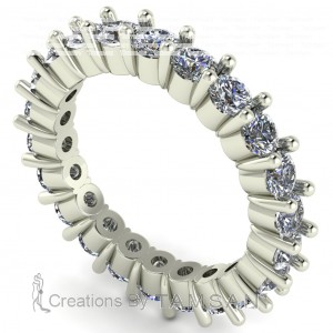 Diamond Round Cut Eternity Ring 1.75Ctw